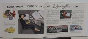1949 Buick Series Super 50 Roadmaster 70 Color Sales Brochure Folder Original