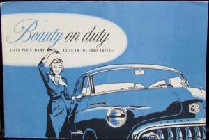 1950 Buick Beauty on Duty Glass Plays Many Roles Sales Brochure Original