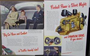 1950 Buick Eight Special Series 40 Dynaflow Sales Brochure Original Printed 7 49