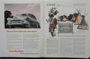 1951 Buick Magazine June Vol 12 No 12 With Travel Articles Original