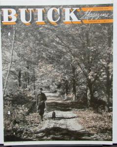 1951 Buick Magazine October Vol 13 No 4 With Travel Articles Original