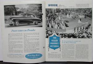 1951 Buick Magazine October Vol 13 No 4 With Travel Articles Original