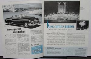 1952 Buick Magazine May Vol 13 No 11 Roadmaster Riviera Travel Articles Original