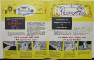 1951 Buick Accessory Weather Warden Driving Climate Sales Brochure Folder Orig
