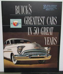 1953 Buick Special 40 Super 50 Roadmaster 70 Skylark Sale Brochure Small Version