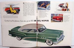 1953 Buick Special 40 Super 50 Roadmaster 70 Skylark Sale Brochure Small Version