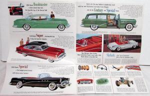 1954 Buick Sales Brochure Mailer Roadmaster Super Special Century Skylark