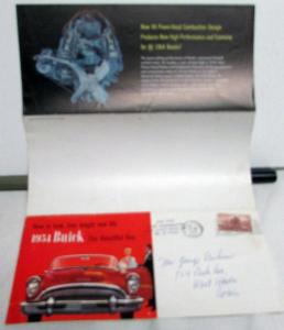 1954 Buick Sales Brochure Mailer Roadmaster Super Special Century Skylark
