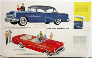 1954 Buick Roadmaster Super Special Century Skylark Sales Brochure