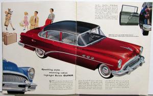 1954 Buick Roadmaster Super Special Century Skylark Sales Brochure