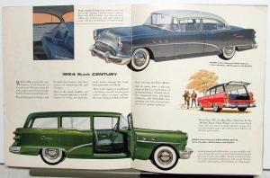 1954 Buick Roadmaster Super Special Century Skylark Sales Brochure