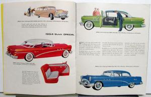 1954 Buick Roadmaster Super Special Century Skylark Sales Brochure