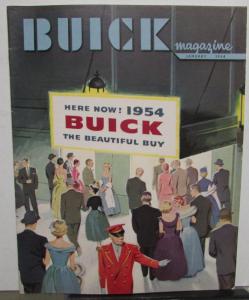 Buick Magazine January 1954 Vol 15 No 7 Original Showcasing 1954 Models