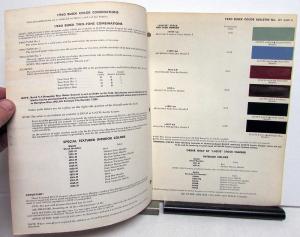 1960 Buick Color Paint Chips By DuPont Co Original