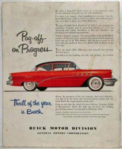 1955 Buick Preview Magazine November 1954 Color Original