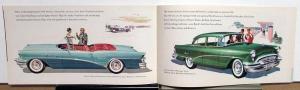 1955 Buick Roadmaster Super Century Special Dynaflow Sales Brochure Original