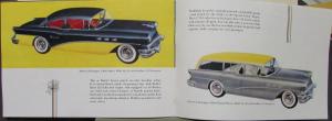 1956 Buick Roadmaster Super Century Special Riviera Estate Wagon Sales Brochure