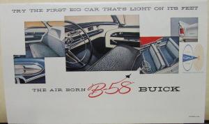 1958 Buick Special B 58 Riviera Estate Wagon Sales Brochure Folder Original