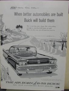 1958 Buick Century Test Drive Article Reprint Sports Car Illustrated