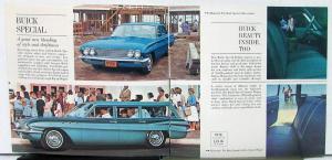 1961 Buick Special Color Sales Brochure Original White Back Cover Printed USA