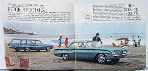 1961 Buick Special Color Sales Brochure Original White Back Cover Printed USA
