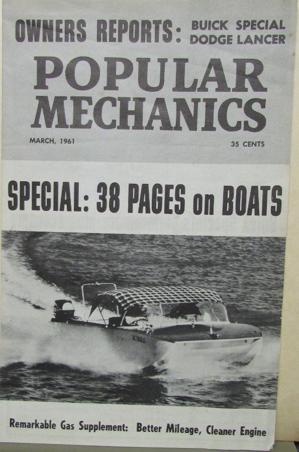 1961 Buick Special Reprint Article Popular Mechanics March 1961