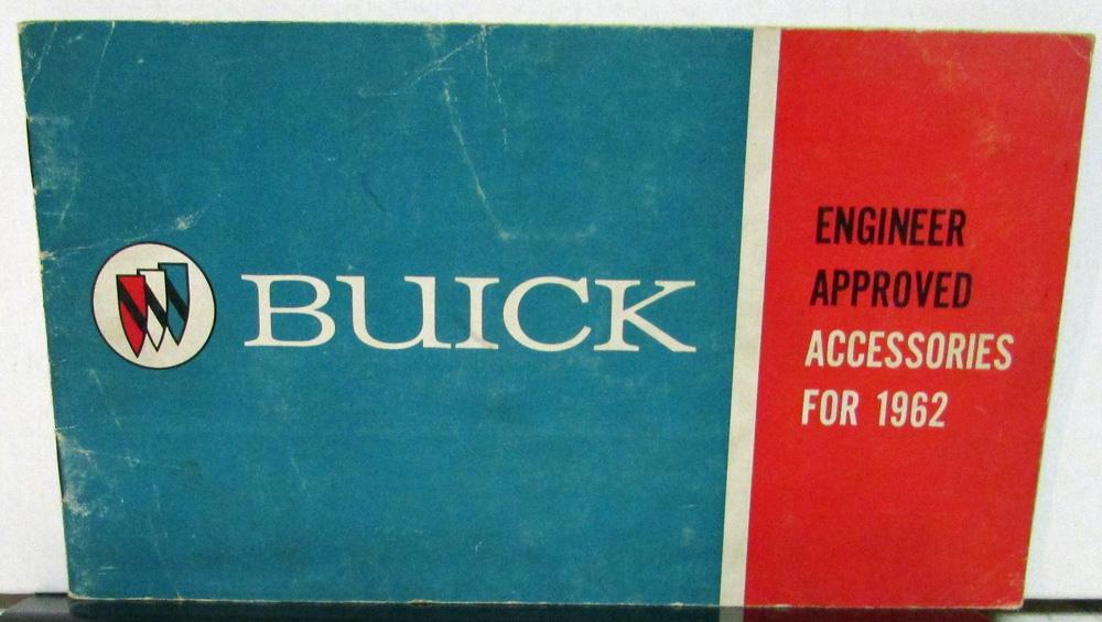 1962 Buick Engineer Approved Accessories Sales Brochure