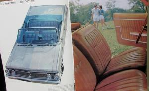 1963 Buick Skylark Special Wagon Convertible Color Sales Brochure Original