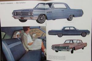 1963 Buick Electra 225 Wildcat Estate Wagons LeSabre Color Sales Brochure