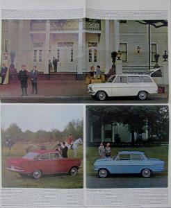 1964 Buick Opel Kadett Sedan Sport Coupe Wagon Color Sales Brochure Mailer