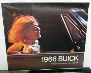 1966 Buick Riviera Electra Wildcat Skylark LeSabre Special Wagon Sales Brochure