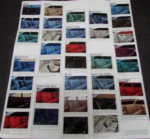 1966 Buick Full Line Color & Trim Sales Brochure Original