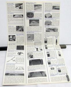 1967 Buick Approved Accessories Sales Brochure Leaflet Original