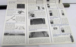 1967 Buick Approved Accessories Sales Brochure Leaflet Original