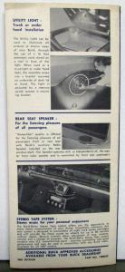 1967 Buick Approved Accessories Sales Brochure Leaflet Original