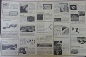1969 Buick Approved Accessories Sales Brochure Folder Original