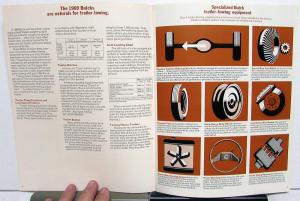 1969 Buick Trailer Towing Handbook Sales Brochure Original