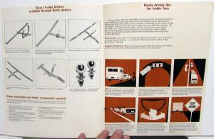 1969 Buick Trailer Towing Handbook Sales Brochure Original