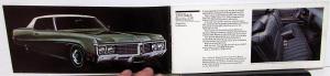 1970 Buick Riviera Electra Wildcat LeSabre Wagon Sport Skylark Sales Brochure