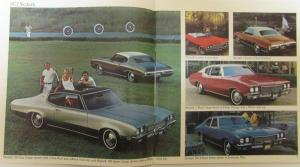 1972 Buick Skylark LeSabre Centurion Wagon Electra Riviera Smaller Sale Brochure