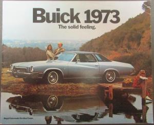 1973 Buick Regal LeSabre Centurion Estate Wagon Electra Riviera Sales Brochure