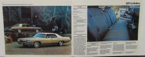 1973 Buick Regal LeSabre Centurion Estate Wagon Electra Riviera Sales Brochure