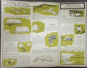 1974 Buick Travel & Towing Accessories Sales Brochure Folder Original