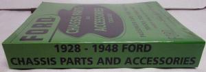 1928 1932 1940 1941 1946 1947 1948 Ford Green Bible Chassis Parts Book Catalog