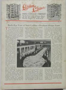 1919 Cadillac Cheer Vol I No 2 Brochure Bulletin Original Percy Neel