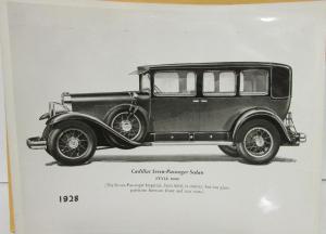 1928 Cadillac Seven Passenger Sedan Style 8000 Photo