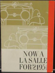 1931 LaSalle by Cadillac Sales Brochure Original List of FOB Prices
