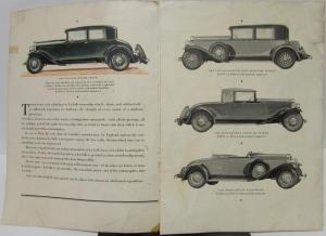 1931 LaSalle by Cadillac Coupe Sedan Phaeton Sales Folder Original