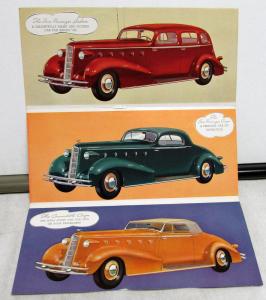 1934 Cadillac LaSalle Sedan Coupe & Convertible Coupe Color Sales Brochure