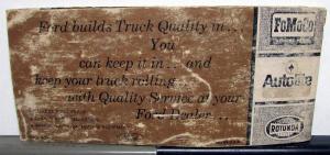 1967 Ford F 100 250 350 P 400 500 Truck Original Owners Manual 2 & 4 Wheel Drive